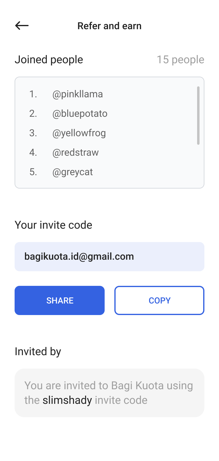 BagiKuota app